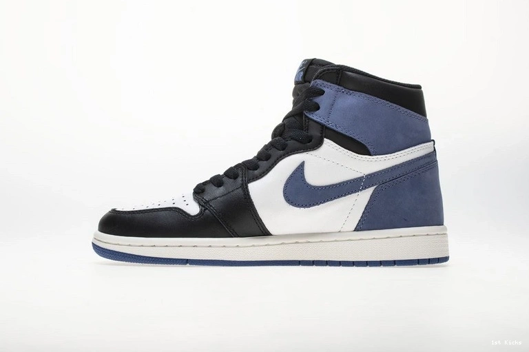 555088-115 OG Air Jordan Retro  High Blue 1 Moon 1009